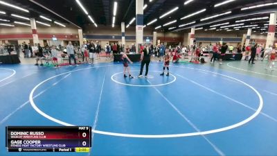 67 lbs Semifinal - Dominic Russo, Wildcat Wrestling Club vs Gage Cooper, Fitness Fight Factory Wrestling Club