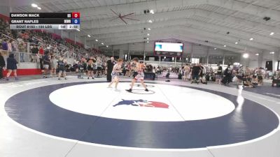 150 lbs Cons. Sub-quarters - Dawson Mack, ISI vs Grant Naples, Beastmode Wrestling