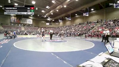 2A 132 lbs Quarterfinal - Kolter Kelly, Millard vs Ace Edwards, Beaver