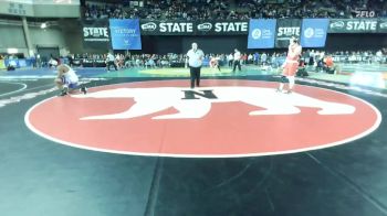 Boys 3A 190 lbs Cons. Semi - Luke Sage, Snohomish vs Isaiah James, Heritage