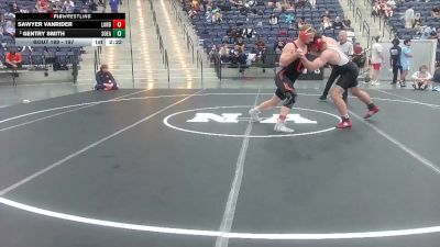 197 lbs Champ. Round 2 - Sawyer VanRider, Campbell University vs Gentry Smith, Southeastern