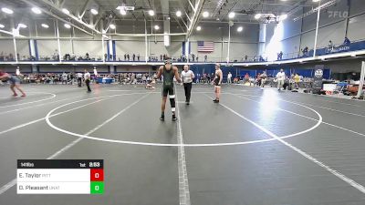 141 lbs Consi Of 32 #2 - Emory Taylor, Pittsburgh vs Deon Pleasant, Unattached-Drexel