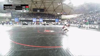 Boys 4A 120 lbs Cons. Round 1 - Blake Jackson, South Kitsap vs Yajurva Patel, Eastlake