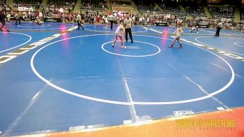 84 lbs Consi Of 8 #2 - Lucas Reeves, Steel Valley Renegades vs Taber McBurney, Topeka Blue Thunder