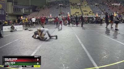 165 lbs Finals (2 Team) - Nolan Hook, Sacred Heart vs Luka Wick, Cal Poly