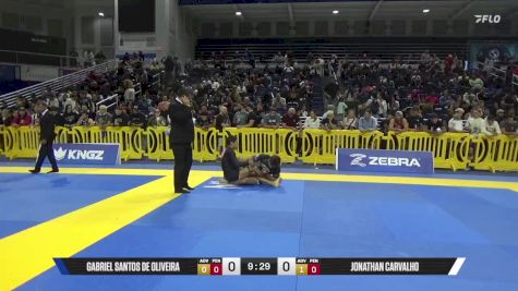 Jonathan Carvalho vs Gabriel Santos De Oliveira 2025 Pan IBJJF Jiu-Jitsu No-Gi Championship