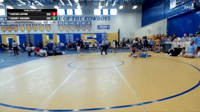 106 lbs Quarterfinal - Lucas Layne, LHP vs Henry Geiger, Granville / Beast Mode