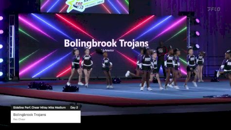 Bolingbrook Trojans - Rec Cheer [2023 Sideline Perf. Cheer Mitey Mite Medium Day 2] 2023 Pop Warner National Cheer & Dance Championship