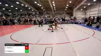 120 lbs Consi Of 32 #1 - Alex Tennis, PA vs Makhare Rogers, NY