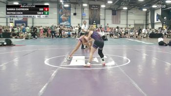 120 lbs Rr Rnd 2 - Danika Castrejon, 5forty Lady Brawlers vs Peyton Cock, Team Nebraska