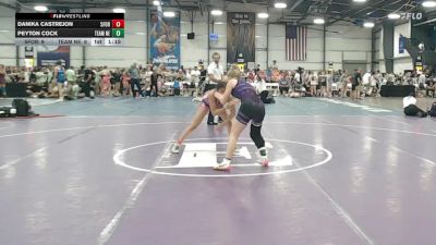 120 lbs Rr Rnd 2 - Danika Castrejon, 5forty Lady Brawlers vs Peyton Cock, Team Nebraska