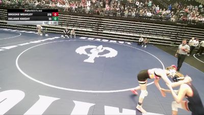 5A 115 lbs Cons. Semi - Brooke Weakley, Springville vs Delanie Knight, Wasatch