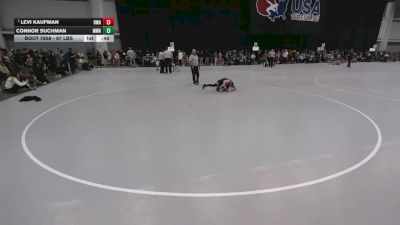 67 lbs Champ. Rd Of 32 - Levi Kaufman, Roundtree Wrestling Academy vs Connor Suchman, Moen Wrestling Academy