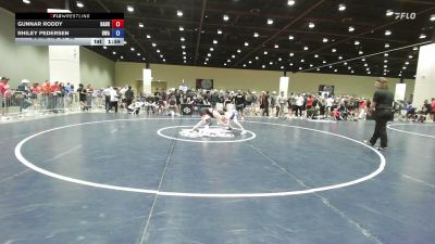 120 lbs Cons. Rd Of 32 - Gunnar Roddy, Basement Brawlers vs Rhiley Pedersen, Heartland Wrestling Academy