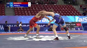 61 kg 1/8 Final - Nicholas Bouzakis, United States vs Abdullah Toprak, Turkey