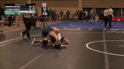 184 lbs Rd Of 32 - Andrew Barford, Virginia Military Institute vs Aaron Ayzerov, Columbia