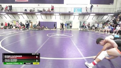 138 lbs Cons. Round 2 - Ryder Clevenger, Victory Wrestling vs Favio Rivero, The Best Wrestler