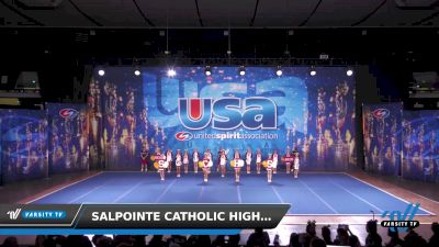 Salpointe Catholic High School - Lancers [2022 Varsity Show Cheer Non Tumbling Advanced] 2022 USA Nationals: Spirit/College/Junior