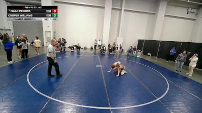 102 lbs Champ. Round 2 - Isaac Perkins, Utah vs Cooper Williams, Utah