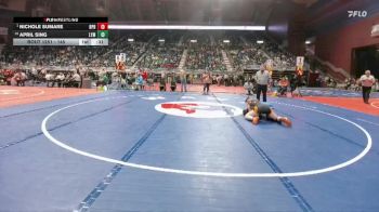 145 lbs Cons. Round 2 - April Sing, Lyman vs Nichole Sumare, Burns/Pine Bluffs