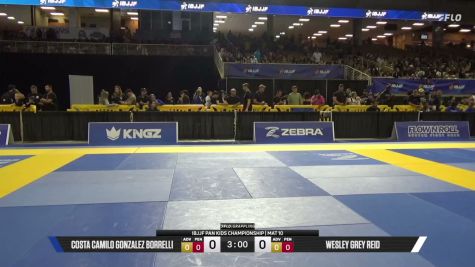 Wesley Grey Reid vs Costa Camilo Gonzalez Borrelli 2026 Pan Kids Jiu-Jitsu IBJJF Championship