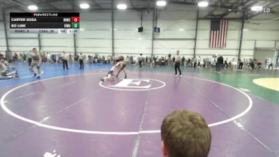120 lbs Round 4 (1:30pm Friday) - Bo Link, Iowa Black vs Carter Sosa, Rough House W.C.