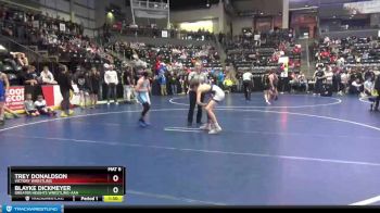 100 lbs Cons. Round 3 - Trey Donaldson, Victory Wrestling vs Blayke Dickmeyer, Greater Heights Wrestling-AAA