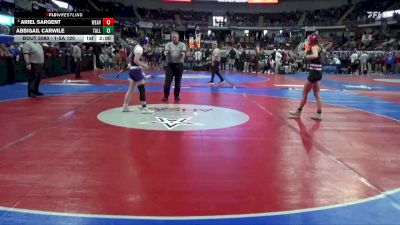 1-5A 120 Semifinal - Ariel Sargent, Weaver vs Abbigail Carwile, Tallassee