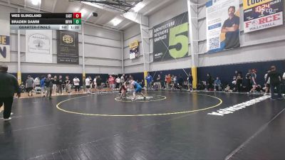 130 lbs Quarterfinal - Wes Slingland, Easton vs Braden Damm, Bryn Athyn