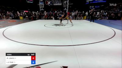 155 lbs Cons 8 #1 - Abbigail Lewis, SD vs Jasmine Vick, TX