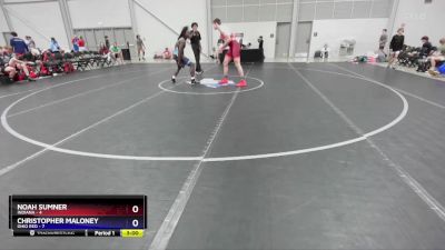 190 lbs Placement Matches (16 Team) - Noah Sumner, Indiana vs Christopher Maloney, Ohio Red