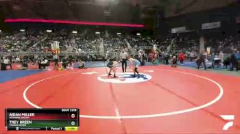 2A-126 lbs Cons. Round 2 - Aidan Miller, Wyoming Indian vs Trey Breen, Tongue River