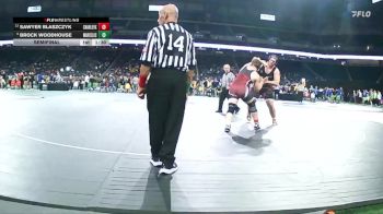 D4-285 lbs Semifinal - Brock Woodhouse, Marcellus vs Sawyer Blaszczyk, Charlevoix