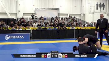 Raniele Alencar vs Maia Nicole Matalon 2025 World IBJJF Jiu-Jitsu No-Gi Championship