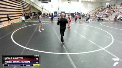 135 lbs Cons. Semi - Natalie Klavetter, WI vs Fabiola Guerra-Guardado, MN