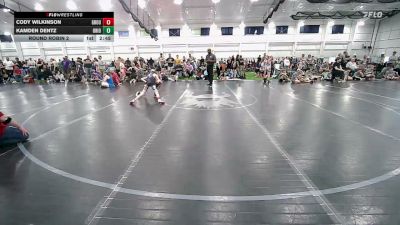 72 lbs Round Robin 2 - Cody Wilkinson, Ground Zero Black vs Kamden Dentz, Ohio Gold - EL