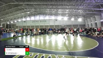 130 lbs 3rd Place Match - Sydnie Dick, Uintah vs Mikalah Whitehouse, Northridge