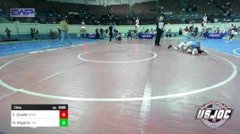 73 lbs Semifinal - Easton Quade, Warrior Trained Wrestling Club vs Noah Higgins, Liberty Warrior Wrestling Club