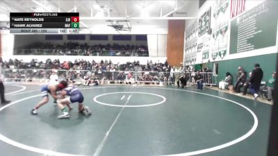 120 lbs Semifinal - Nate Reynolds, St John Bosco vs Hawk Alvarez, Mayfair