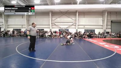 92 lbs Semis (4 Team) - Brock Gale, Idaho 1 vs Thomas Mccoy, Allstar