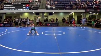 56 lbs 7th Place Match - Noah Reyes, Beat The Streets Chicago-Avondale vs Kash McKinney, MWC Wrestling Academy