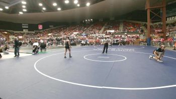 125 lbs Cons. Round 2 - Chloe Mund, Coffeyville-Field Kindley HS vs Cara Altis, Columbus HS