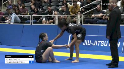 Elisabeth Clay vs Vanessa Griffin | 2022 IBJJF No-Gi Pans Middleweight Final