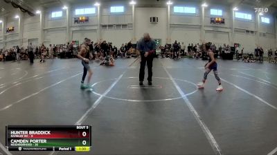 68 lbs Round 1 (10 Team) - Hunter Braddick, Rambler WC vs Camden Porter, Neighborhood