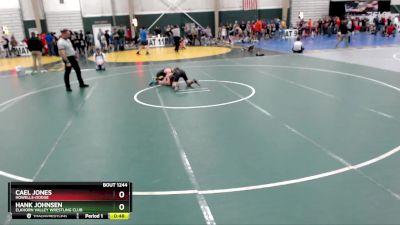 100 lbs 5th Place Match - Cael Jones, Howells-Dodge vs Hank Johnsen, Elkhorn Valley Wrestling Club