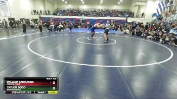 285 lbs Champ. Round 1 - Taylor Dodd, Bonners Ferry vs William Fairbanks, Coeur D Alene