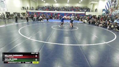 285 lbs Champ. Round 1 - Taylor Dodd, Bonners Ferry vs William Fairbanks, Coeur D Alene