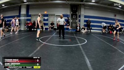 110 lbs Round 7 (8 Team) - Gabe Oberheim, Team Shutt vs Tanner Ingle, U2 Uprising Black