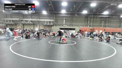 70 lbs Rr Rnd 5 - Amelia Thiel, LADY WARRIORS UNITED / MAROON 29:11 - GK8 vs Eva Diaz, Maryland Mana Surge - GK8