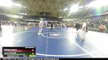 175 lbs Quarterfinal - Kemble Maule, Askeo International Mat Club vs Davis Walker, Gig Harbor Grizzlies Wrestling Club